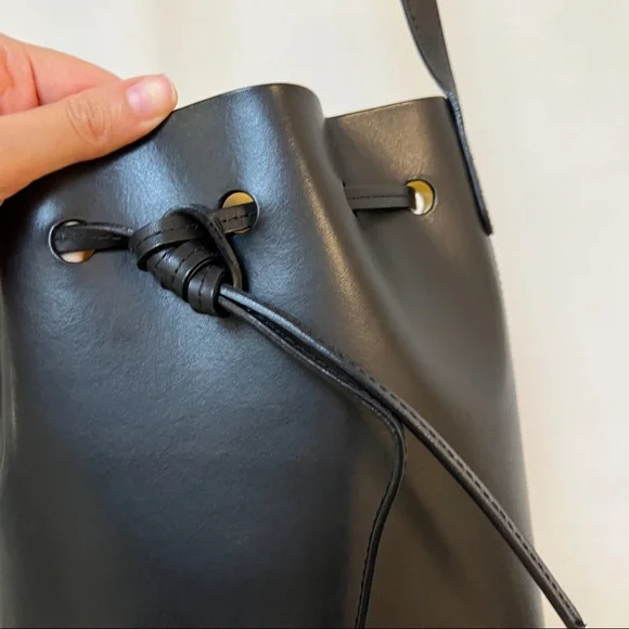 COPY - Mansur Gavriel black/gold mini bucket bag - Picture 10 of 16